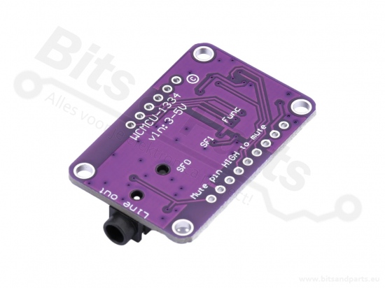 CJMCU-1334 UDA1334A DAC Placa módulo decodificador audio estéreo 3.3