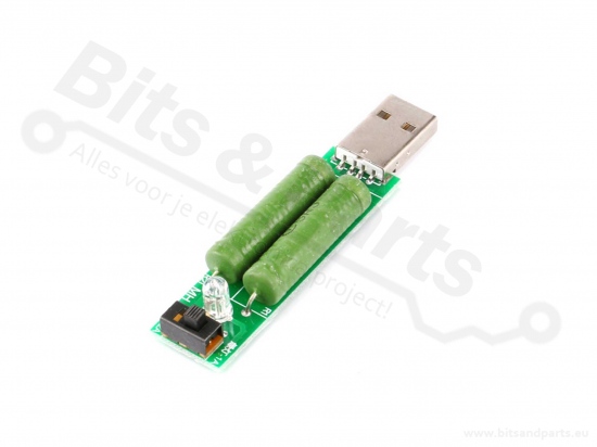 USB Ontladingstester met schakelaar 1A/2A 