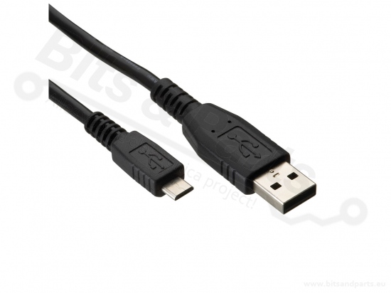 USB Aansluitkabel USB A <-> USB B micro 1,2 meter