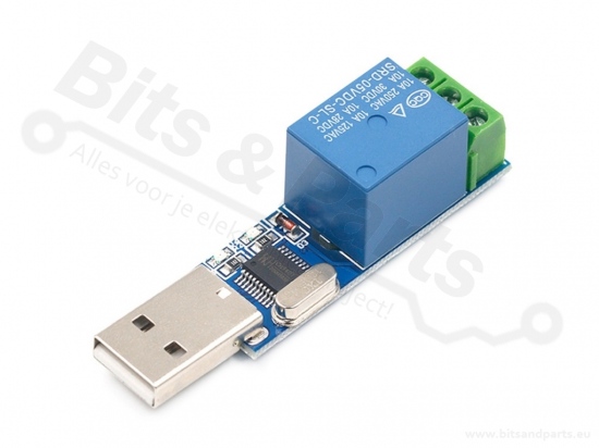 Relais met USB-aansturing LCUS-1  (enkelvoudig)