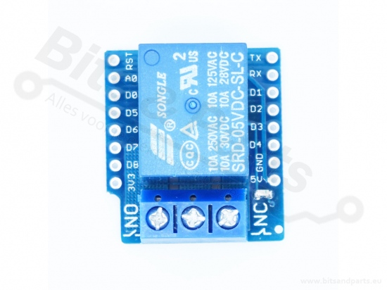 WeMos D1 mini relay shield v2