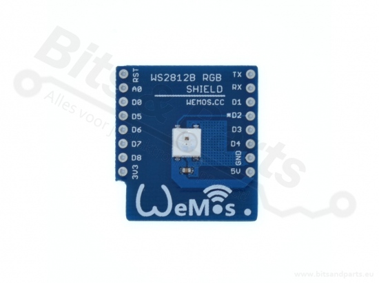 WeMos D1 mini WS2812B RGB shield