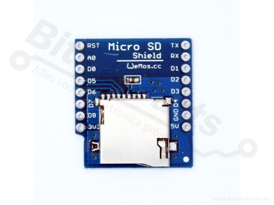 WeMos D1 mini MicroSD shield 