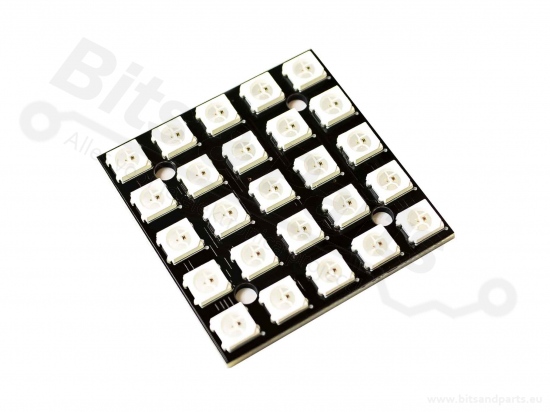 LED Board 5x5 WS2812B 5050 RGB LED met drivers  (25bits)