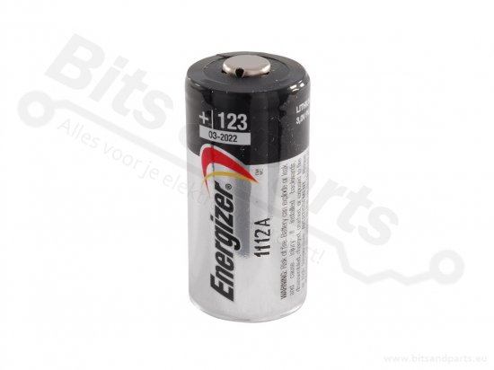 Battery Lithium 3V CR123A/R123 Energizer