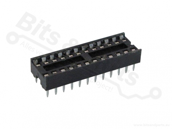 Socket/Voetje DIP 28 voor de Arduino ATMega328P-PU 
