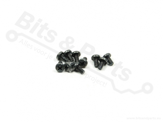 Bout M2,5x6 metaal zwart