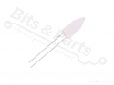 LED 5mm Candle Effect Warm White Rocket