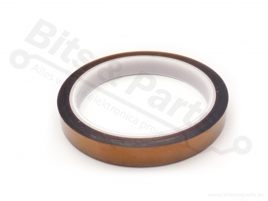 Kapton tape / Hittebestendig polyimide tape 12mm x 33m