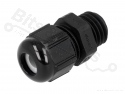 Cable gland 1-5mm M12 IP68 water/dustproof black