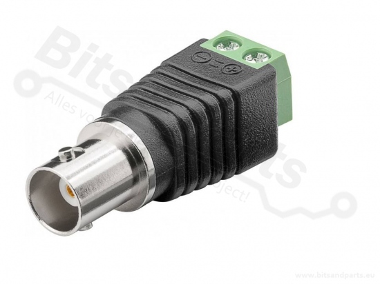 BNC Plug with male terminal block