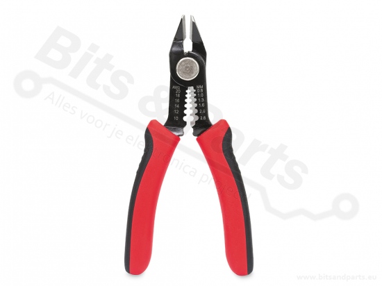 Combinatie-zijsnijtang knippen/strippen 140mm