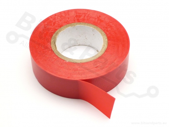 Isolatietape PVC 10mx19mm rood