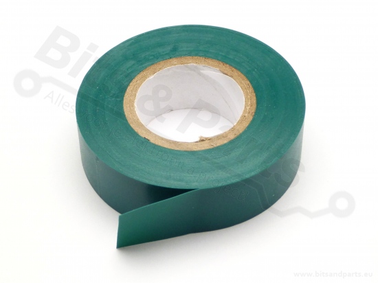 Isolatietape PVC 10mx15mm groen