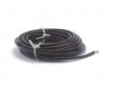 Draad 1x2,0mm² meeraderige soepele kern 5 meter zwart