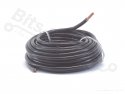 Wire 1x3.0mm² multi-stranded flexible core 5 meters black