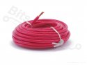 Wire 1x3.0mm² multi-stranded flexible core 5 meters red