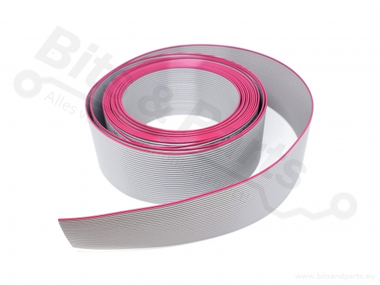 Flat cable 28AWG, 26-pin gray 3m