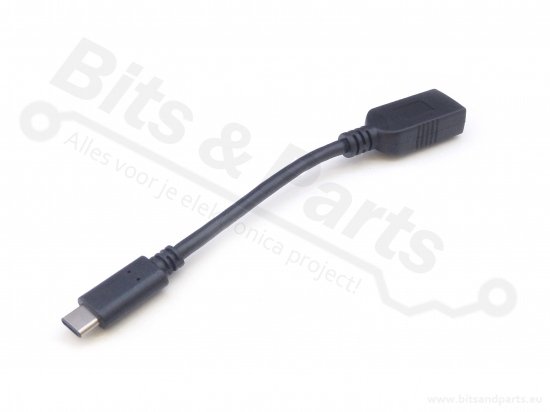 USB Aansluitkabel USB-C naar USB-A 15cm OTG (USB 3.1)