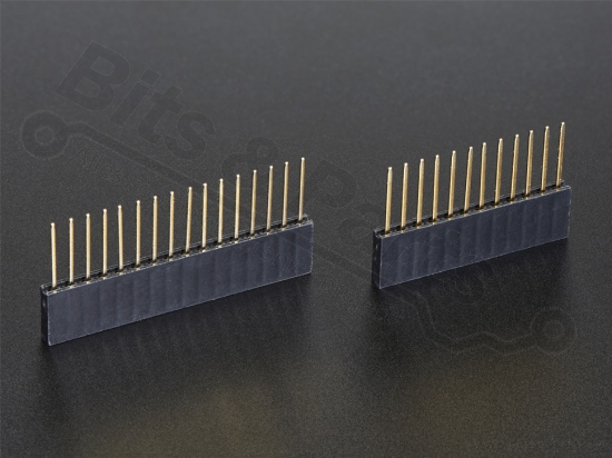 Headerpins stackable 11mm 12 + 16 pins (Feather) - Adafruit 2830