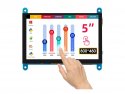 Display Raspberry Pi 5inch LCD cap. touchscreen 8000x480 - Elecrow RC050
