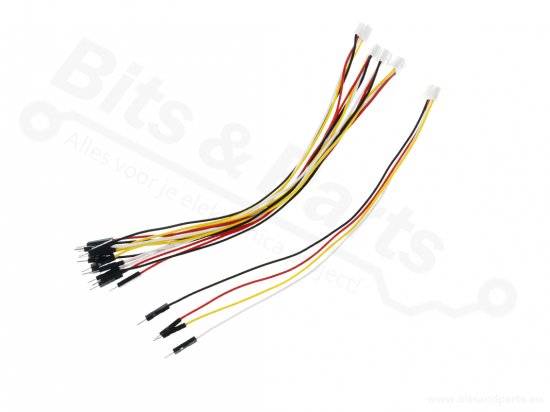 Kabel voor Crowtail 4 pins naar male dupont TTL 20cm