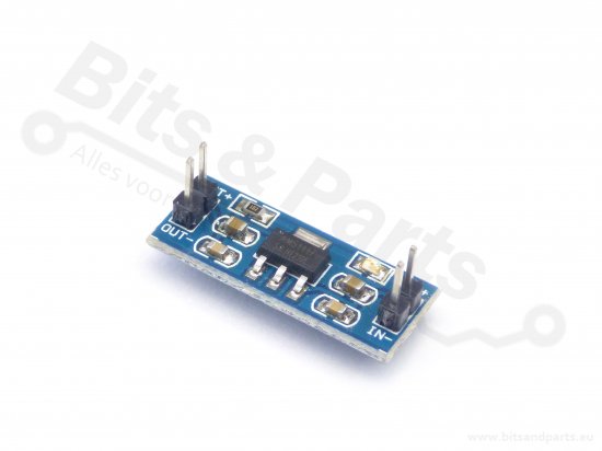 Spannningsconverter DC-DC AMS1117 Uin:6-12V Uout:5,0V 0,8A