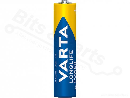 Batterij AAA LR03 Penlite 1,5V - Varta Longlife Power Alkaline