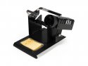Soldering iron stand with solder holder and sponge